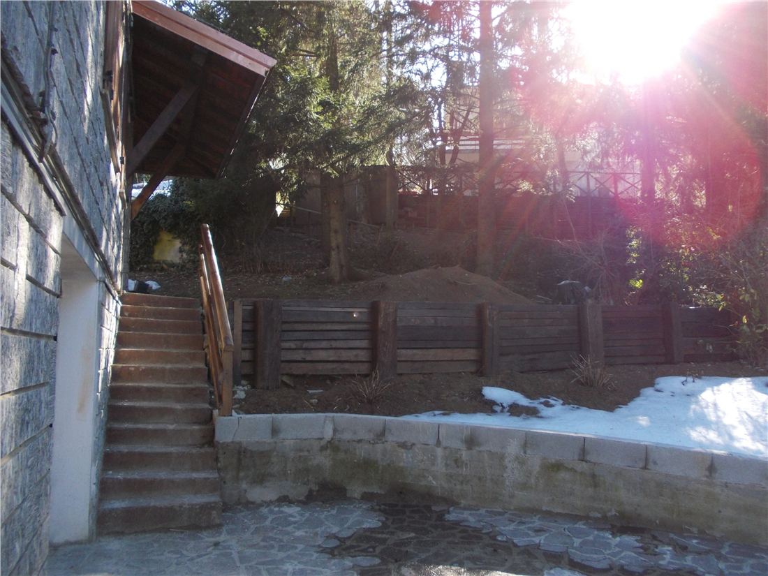 I primi lavori nel giardino nel 2012